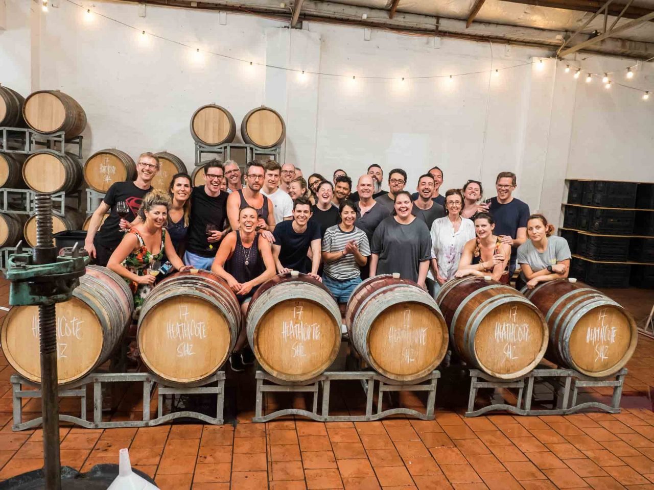 The team behind the 2017 Noisy Ritual Heathcote Shiraz